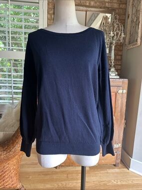 BODEN NAVY CREWNECK SWEATER MEDIUM NEW